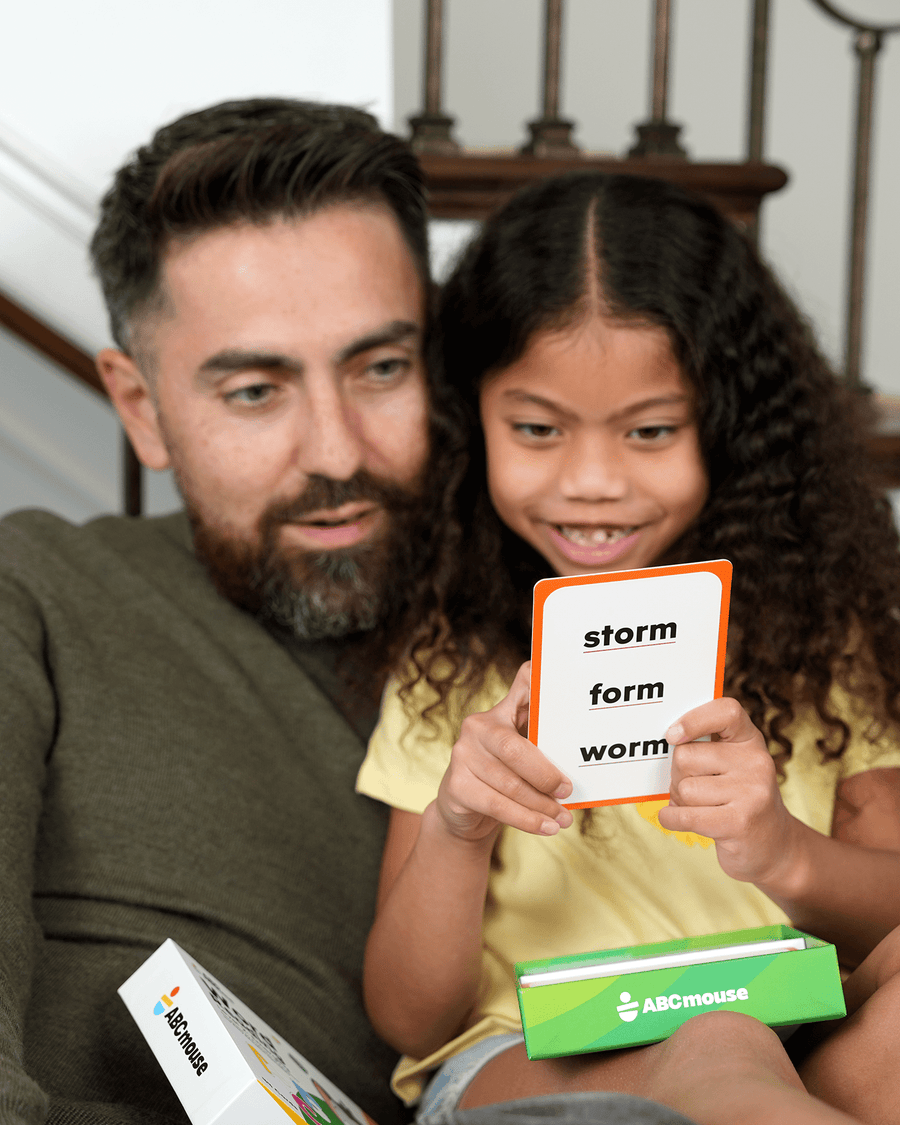 R-controlled vowel cards from ABCmouse Word Reading Flashcards Level 2
